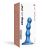 Strap-On-Me | Beginners siliconen dildo Plug met krachtige zuignap | Metallic Blue