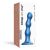 Strap-On-Me | Extra grote dildo met krachtige zuignap | Metallic Blue