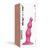 Strap-On-Me | Beginners dildo voorzien van 3 geleidelijke kralen | Metallic Raspberry