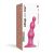Strap-On-Me | Middelmaatje dildo voorzien van 3 geleidelijke kralen | Metallic Raspberry