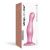 Strap-On-Me | Extra grote dildo | Zachte inbreng en intense stimulatie | Metallic Sugar Pink