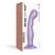 Strap-On-Me | Extra grote siliconen dildo met krachtige zuignap | Metallic Lilac