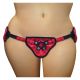 Sportsheets | Corsetstijl strap-on | Rood Kant & Satijn