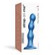 Strap-On-Me | Extra grote dildo met krachtige zuignap | Metallic Blue