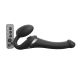 Strap-On-Me | Beginners buigbare vibrerende strap-on | 3 vibratiestanden en 3 intensiteiten | Zwart