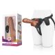 Pegasus + gratis harnas | Vibrerende levensechte siliconen dildo met ballen | Inclusief afstandsbediening