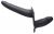 Power Pegger Dubbele Strap-On Vibrator - Zwart